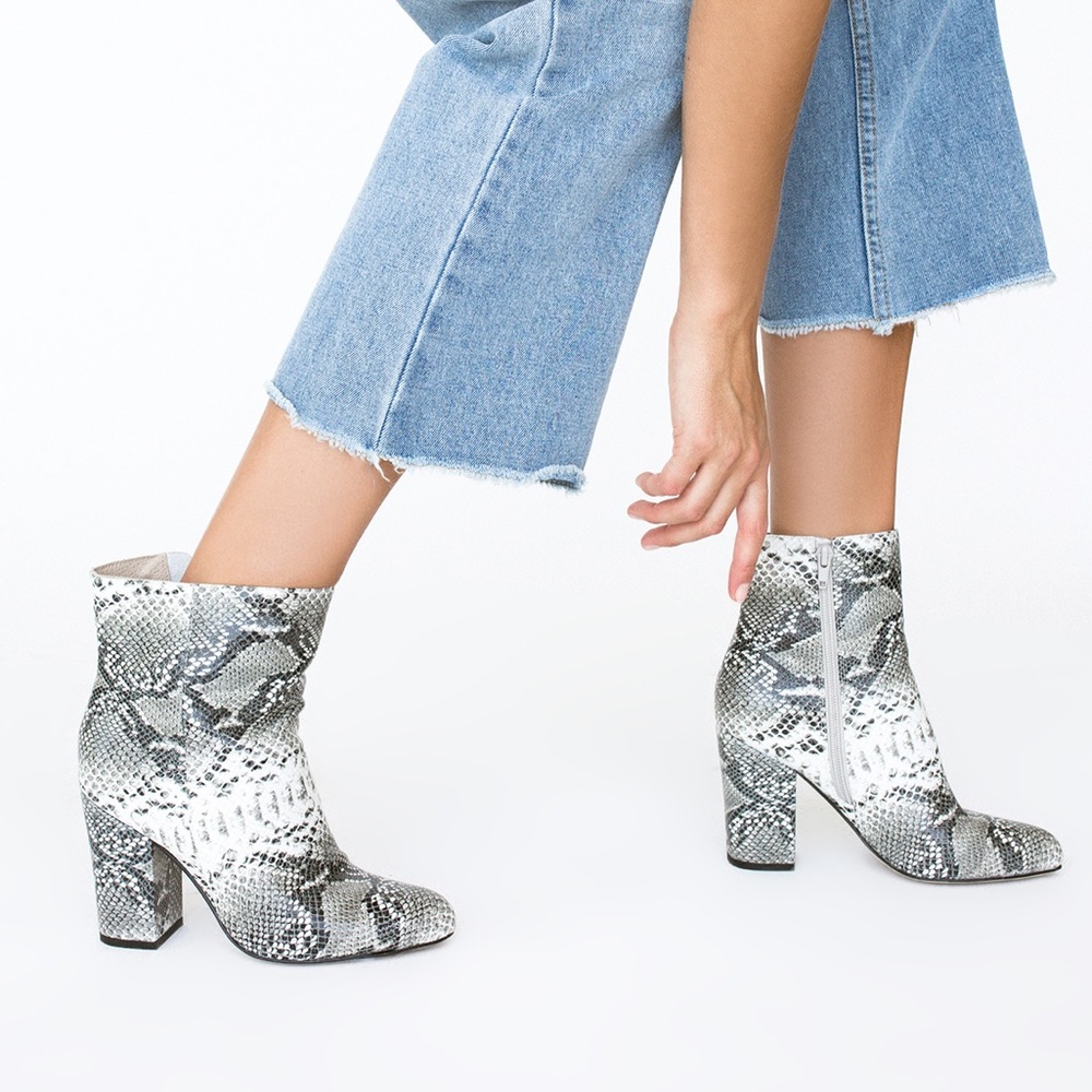 Matisse x Amuse Society Snakeskin Booties